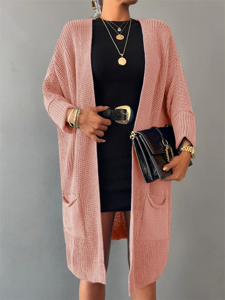 Leyla oversized pink cardigan