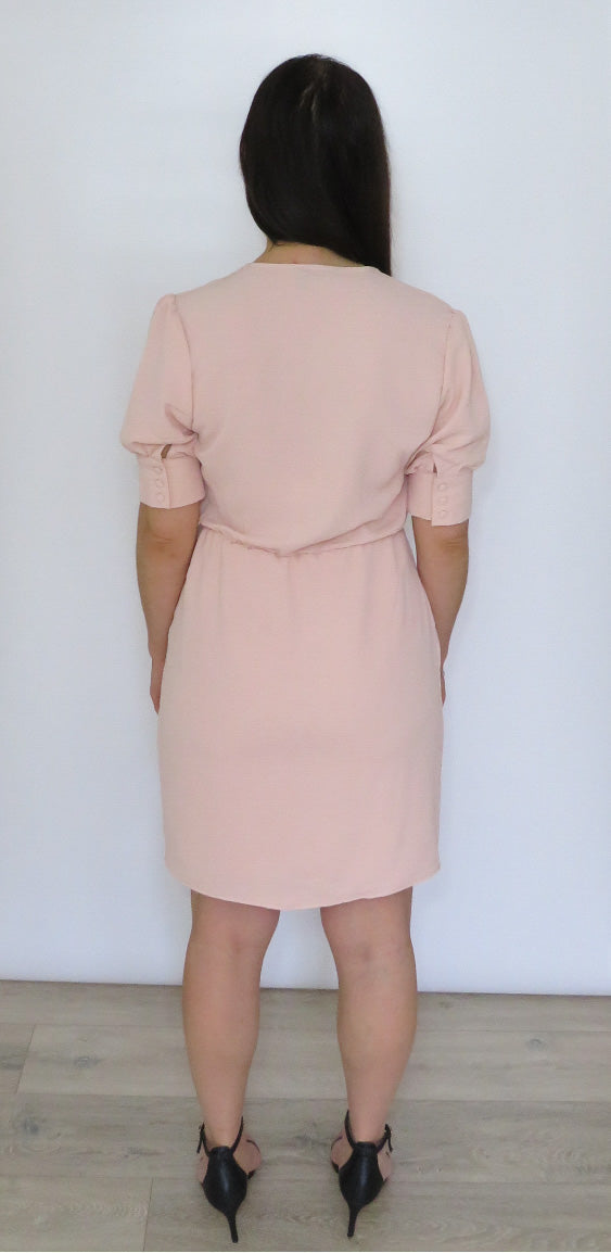 Sophia - Pink mini dress